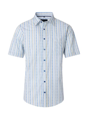 CASAMODA Freizeithemd Kurzarm in Blau