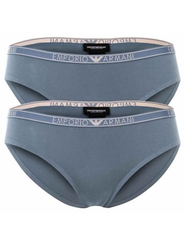 Emporio Armani Slip 2er Pack in Blau