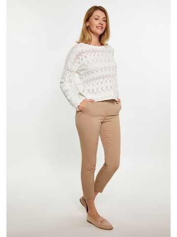 Usha Pullover in Wollweiss