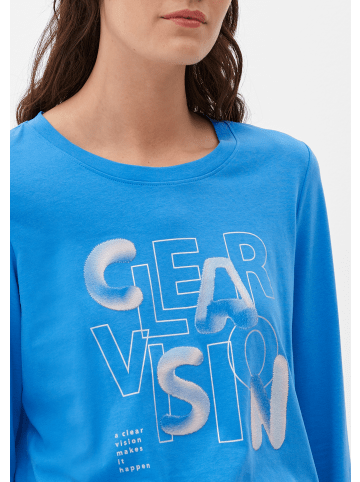 s.Oliver T-Shirt langarm in Blau