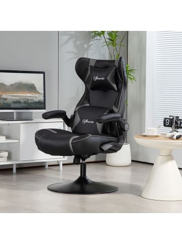 Vinsetto Gamingsessel-69L x 73B x 118H cm-Grau