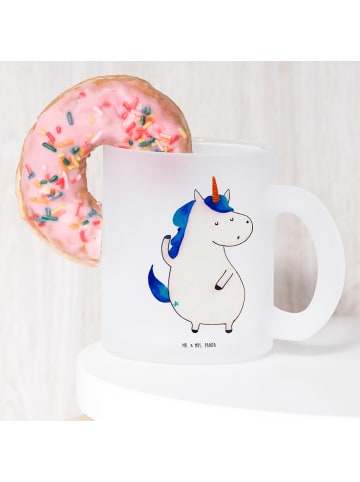 Mr. & Mrs. Panda Tasse Einhorn Mann ohne Spruch in Transparent