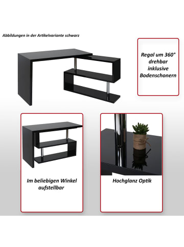 MCW Design Eckschreibtisch A68, Schwarz