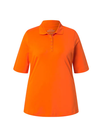 Ulla Popken Poloshirt in hellorange