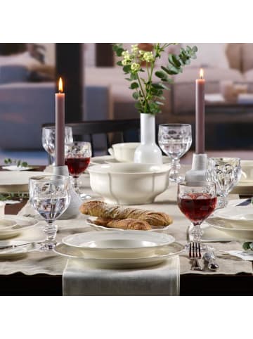 Villeroy & Boch 6er Set Suppenteller Manoir ø 22,8 cm weiß in weiß