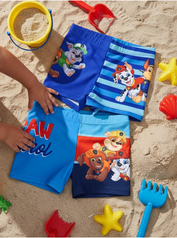 Paw Patrol 2er Pack Paw Patrol Badehose Schwimmhose Badekleidung Hose in blau