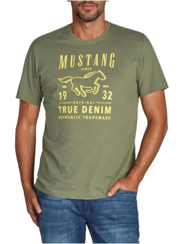 Mustang T-Shirt Basic Print 4er Pack in Mehrfarbig