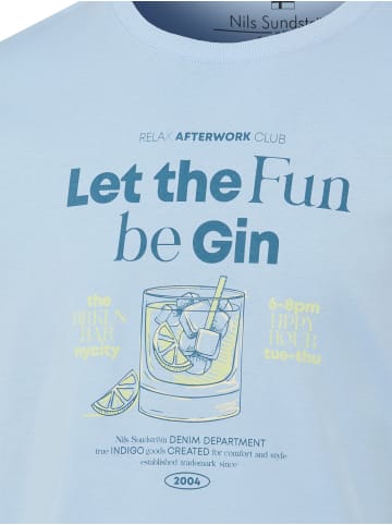 Nils Sundström Shirt in hellblau