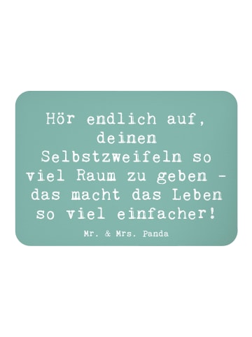 Mr. & Mrs. Panda Design Magnet Spruch Zweifel an sich selbst mit... in Meeresbrise