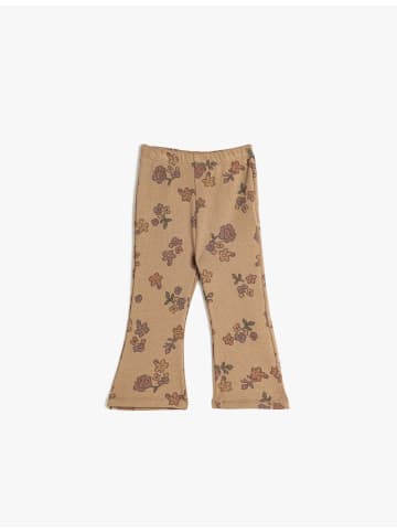 KOTON Leggings in Braun Gemustert