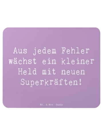 Mr. & Mrs. Panda Maus-Pad Spruch Fehler machen lernen mit Spruch in Lavendeltraum