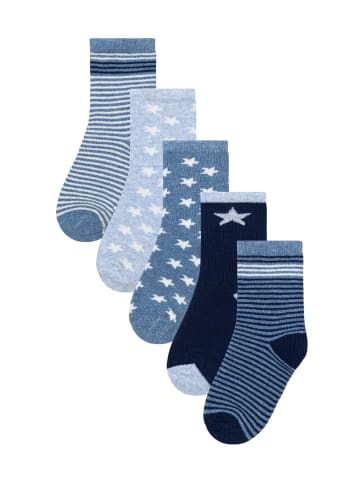Minoti 5er-Set: Kurzsocken NBB SOCK 48 in blau