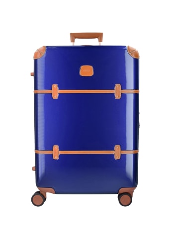 BRIC`s Bellagio 4-Rollen Trolley III 82 cm in blue/tobaco