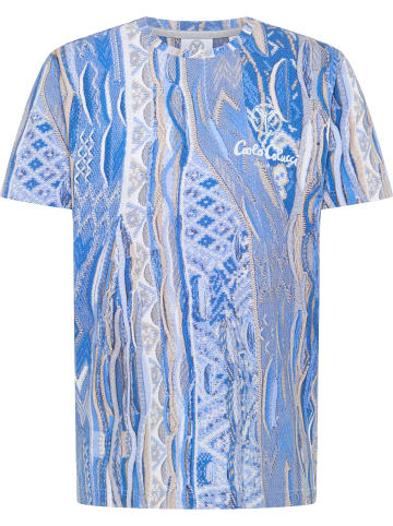 Carlo Colucci T-Shirt Dellamico in Hellblau