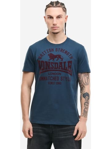 Lonsdale T-Shirt "Hudswell" in Blau