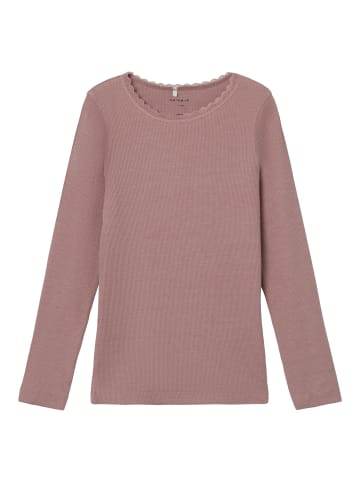 name it Langarmshirt in deauville mauve