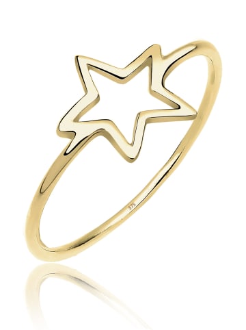 Elli Ring 375 Gelbgold Stern, Sterne in Gold