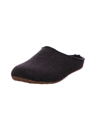 HAFLINGER Hausschuh in schwarz