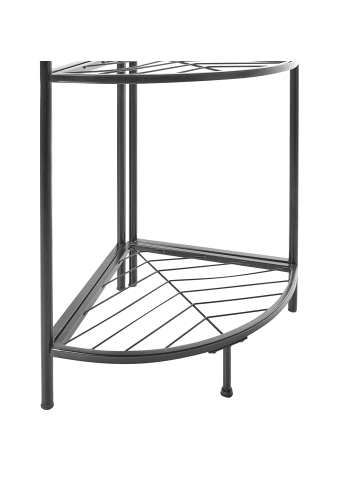 Beliani Kleiderständer LAWTON in Schwarz - (W) 53 x (H) 160 x (L) 37 cm