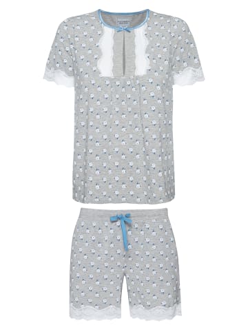 Vive Maria Pyjama Blue Love in grau meliert allover