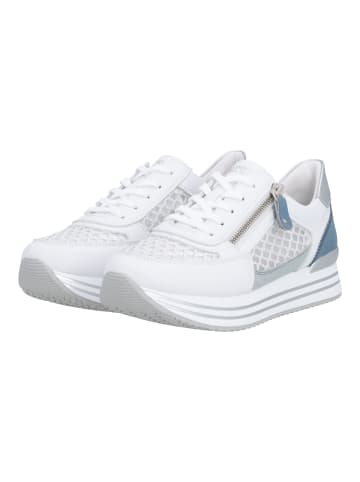 remonte Sneaker in Weiß/Blau