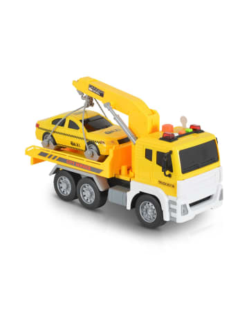 Moni Spielzeug-Pannen-LKW WY831A in gelb