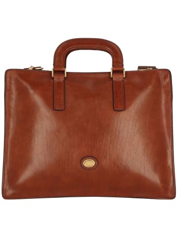 The Bridge Today Aktentasche III Leder 40 cm in marrone-braun