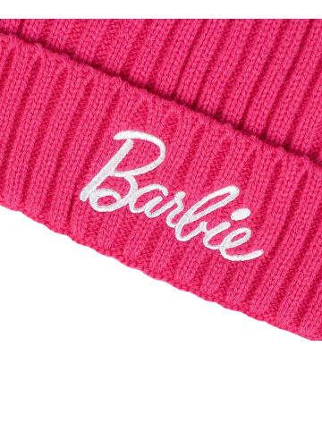 Cerda 2-tlg. Winter Set: Mütze & Handschuhe Barbie in Pink