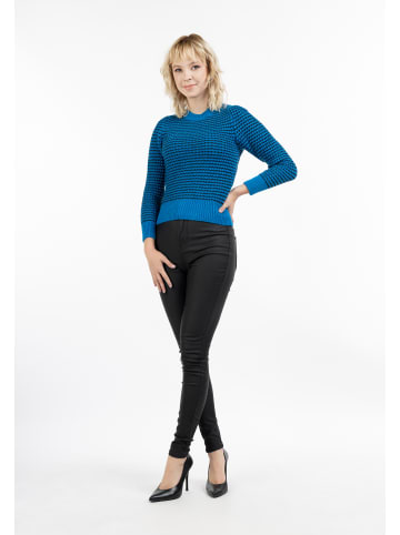 myMo at night Damen Strick Pullover in KÖNIGSBLAU