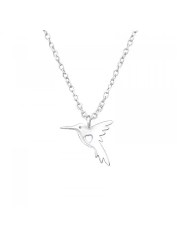 Alexander York Kette mit Anhänger KOLIBRI in 925 Sterling Silber, 2-tlg. in silber