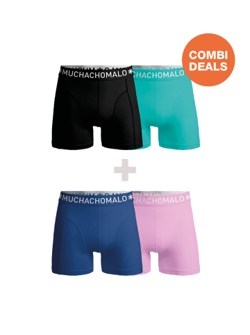 Muchachomalo 4er-Set: Boxershort in Mehrfarbig - für Herren