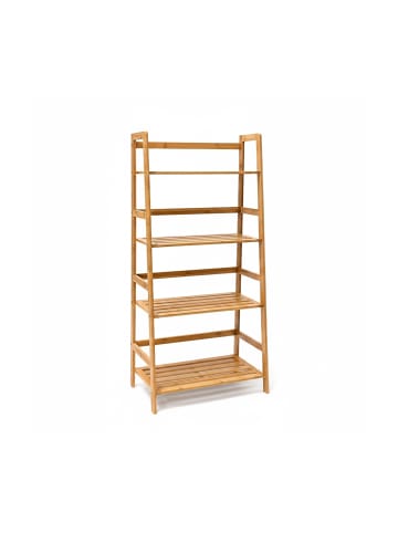 relaxdays Bücherregal in Natur- (B)57 x (H)120 x (T)31 cm