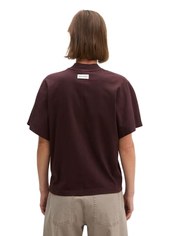 Marc O'Polo T-Shirt oversize in Black Cherry