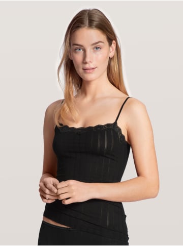 Calida Spaghetti-Top in schwarz