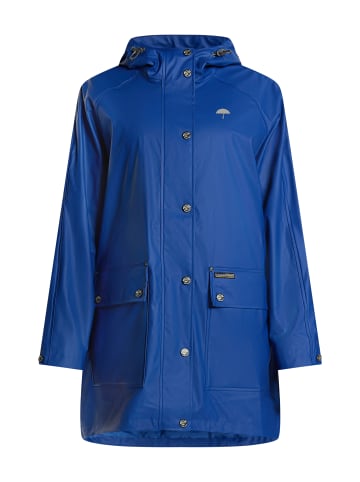 Schmuddelwedda Damen Oversized Regenmantel in Königsblau-271