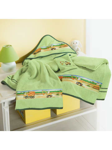 Erwin Müller Frottier Kinder-Waschhandschuh 2er-Pack in grün