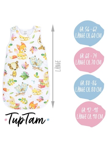 TupTam Baby Ganzjahres Schlafsack Wattiert in gelb/braun