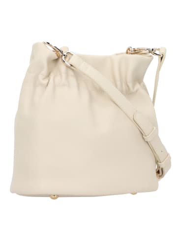 Valentino Fedora Umhängetasche Leder 21 cm in ecru