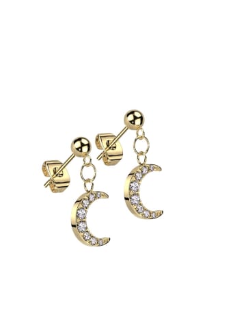 Bungsa Ohrstecker in Gold