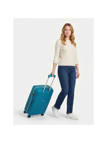 Roncato Skyline 2.0 Neon 4 Rollen Trolley 70 cm blu laguna
