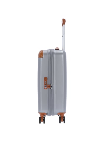 BRIC`s Amalfi 4-Rollen Kabinentrolley 55 cm silver