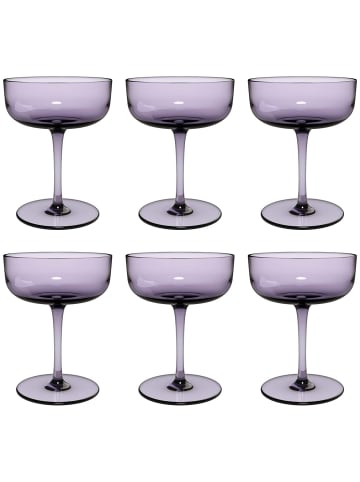 like. by Villeroy & Boch 6er Set Sektschalen / Dessertschalen Like Glass 100 ml in Lavender
