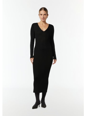 comma Kleid lang in Schwarz