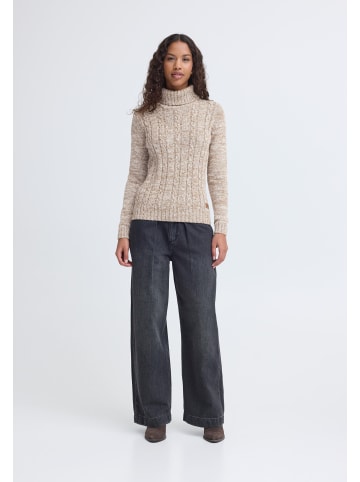 Oxmo Rollkragenpullover OXPhilipa in Beige