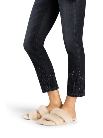 CAMBIO  Slim Fit Jeans für Damen in schwarz