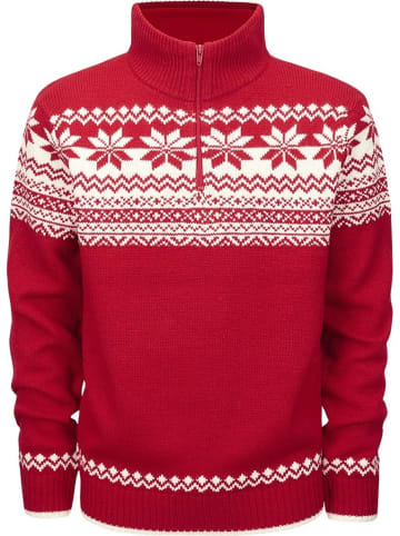 Brandit Strickjacke / Cardigan "Norwegian Troyer" in Rot