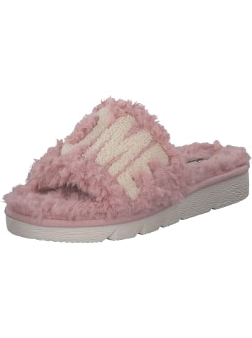 Bugatti Komfort-Pantoletten in Rose/Offwhite