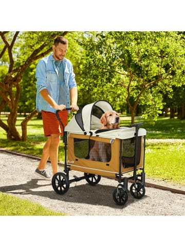 Pawhut Hundewagen 110L x 65B x 102H cm