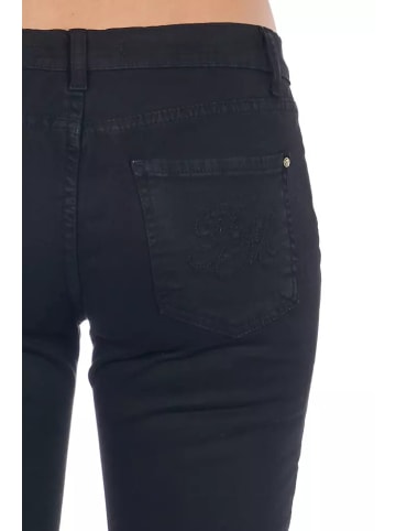 Frankie Morello Schwarz Baumwolle Damen Jeans