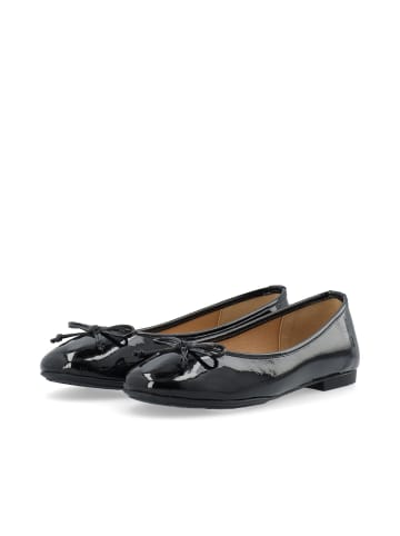 Bianco Ballerinas in BlackPatent